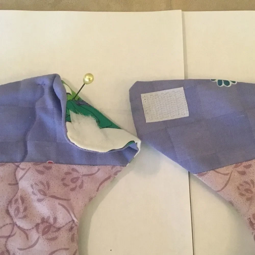 3/$25 or $12 ea.  NWT Handmade Quilted Reversible Baby Bib